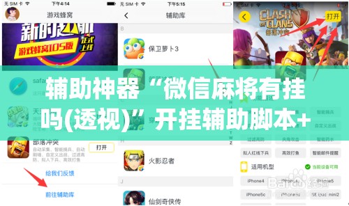 辅助神器“微信麻将有挂吗(透视)”开挂辅助脚本+详细开挂安装教程