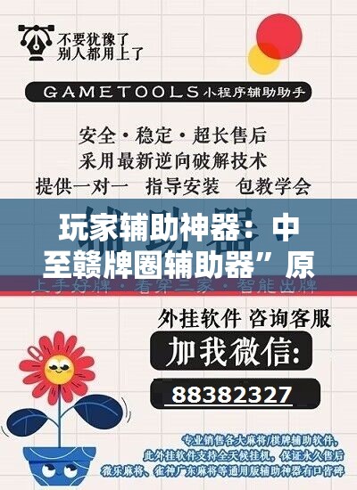 玩家辅助神器：中至赣牌圈辅助器	”原来可以开挂