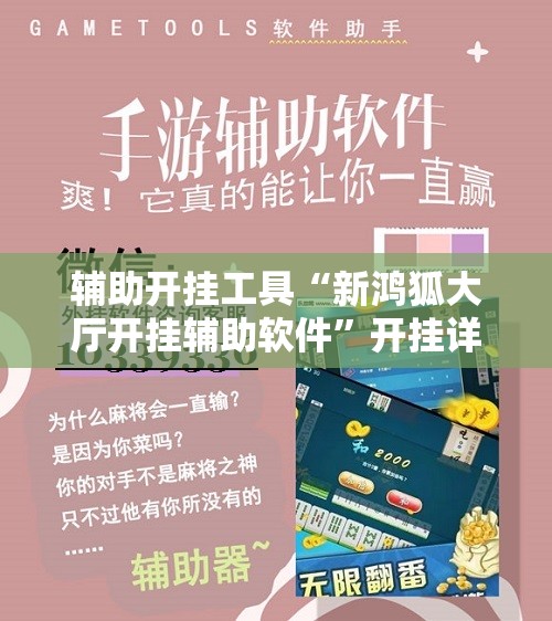 辅助开挂工具“新鸿狐大厅开挂辅助软件”开挂详细教程