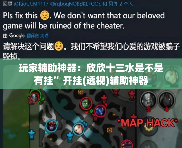 玩家辅助神器：欣欣十三水是不是有挂”开挂(透视)辅助神器