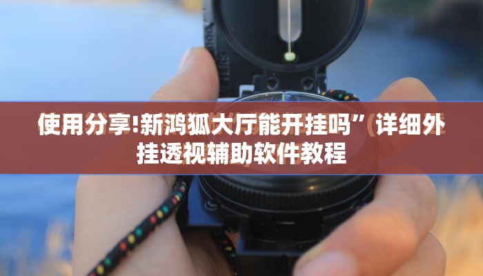 使用分享!新鸿狐大厅能开挂吗”详细外挂透视辅助软件教程