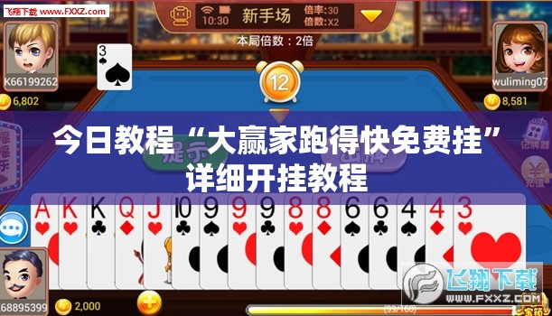 今日教程“大赢家跑得快免费挂”详细开挂教程