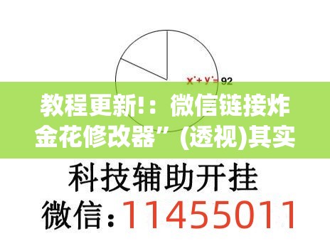 教程更新!：微信链接炸金花修改器”(透视)其实确实有挂