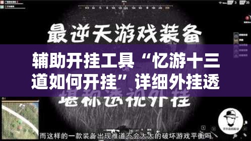辅助开挂工具“忆游十三道如何开挂”详细外挂透视辅助软件教程