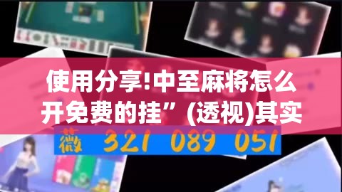 使用分享!中至麻将怎么开免费的挂	”(透视)其实确实有挂