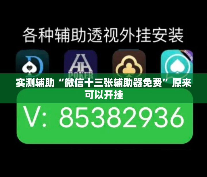 实测辅助“微信十三张辅助器免费	”原来可以开挂