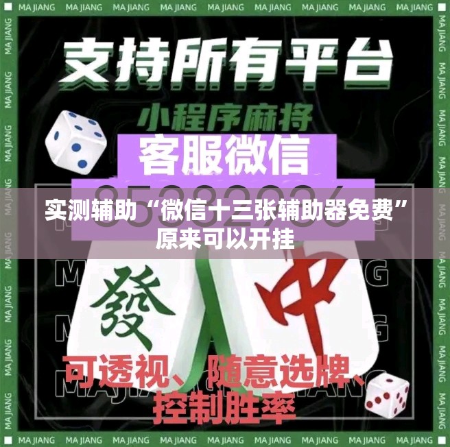 实测辅助“微信十三张辅助器免费”原来可以开挂