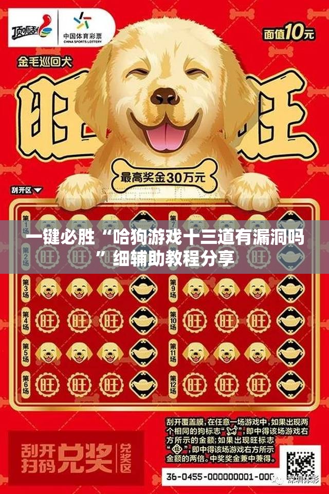 一键必胜“哈狗游戏十三道有漏洞吗	”细辅助教程分享